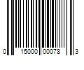 Barcode Image for UPC code 015000000783