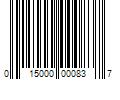 Barcode Image for UPC code 015000000837