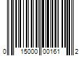 Barcode Image for UPC code 015000001612