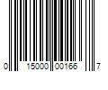 Barcode Image for UPC code 015000001667