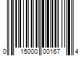 Barcode Image for UPC code 015000001674