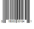 Barcode Image for UPC code 015000001841