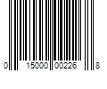 Barcode Image for UPC code 015000002268