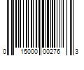 Barcode Image for UPC code 015000002763