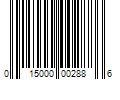 Barcode Image for UPC code 015000002886