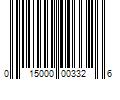 Barcode Image for UPC code 015000003326