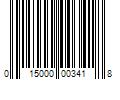 Barcode Image for UPC code 015000003418