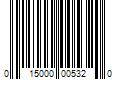 Barcode Image for UPC code 015000005320