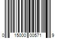 Barcode Image for UPC code 015000005719