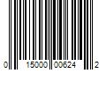 Barcode Image for UPC code 015000006242