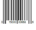 Barcode Image for UPC code 015000006686