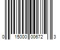 Barcode Image for UPC code 015000006723