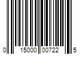 Barcode Image for UPC code 015000007225