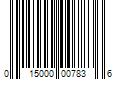 Barcode Image for UPC code 015000007836