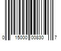 Barcode Image for UPC code 015000008307