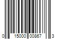 Barcode Image for UPC code 015000008673