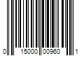 Barcode Image for UPC code 015000009601