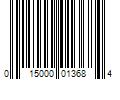 Barcode Image for UPC code 015000013684