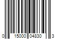 Barcode Image for UPC code 015000048303