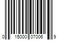 Barcode Image for UPC code 015000070069