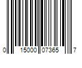 Barcode Image for UPC code 015000073657