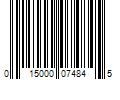 Barcode Image for UPC code 015000074845