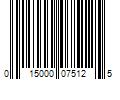 Barcode Image for UPC code 015000075125