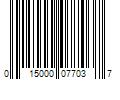 Barcode Image for UPC code 015000077037