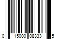 Barcode Image for UPC code 015000083335