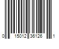 Barcode Image for UPC code 015012361261