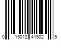 Barcode Image for UPC code 015012415025