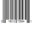 Barcode Image for UPC code 015012725841