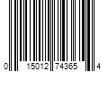 Barcode Image for UPC code 015012743654