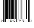 Barcode Image for UPC code 015012774733