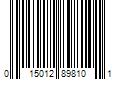 Barcode Image for UPC code 015012898101