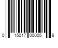 Barcode Image for UPC code 015017000059