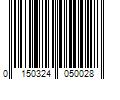 Barcode Image for UPC code 0150324050028