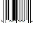 Barcode Image for UPC code 015067000054