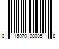 Barcode Image for UPC code 015070000058