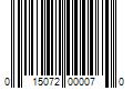 Barcode Image for UPC code 015072000070