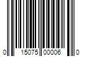 Barcode Image for UPC code 015075000060