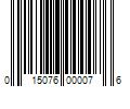 Barcode Image for UPC code 015076000076