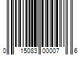 Barcode Image for UPC code 015083000076