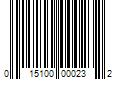 Barcode Image for UPC code 015100000232