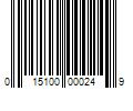 Barcode Image for UPC code 015100000249