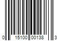 Barcode Image for UPC code 015100001383