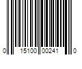 Barcode Image for UPC code 015100002410