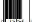 Barcode Image for UPC code 015100002878