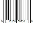 Barcode Image for UPC code 015100003318