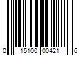 Barcode Image for UPC code 015100004216